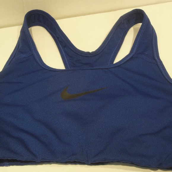Nike Dri-Fit Sports Bra Dark Blue Size XS - Picture 1 of 7